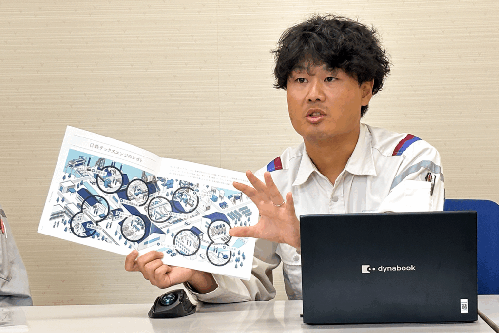 事例取材の様子