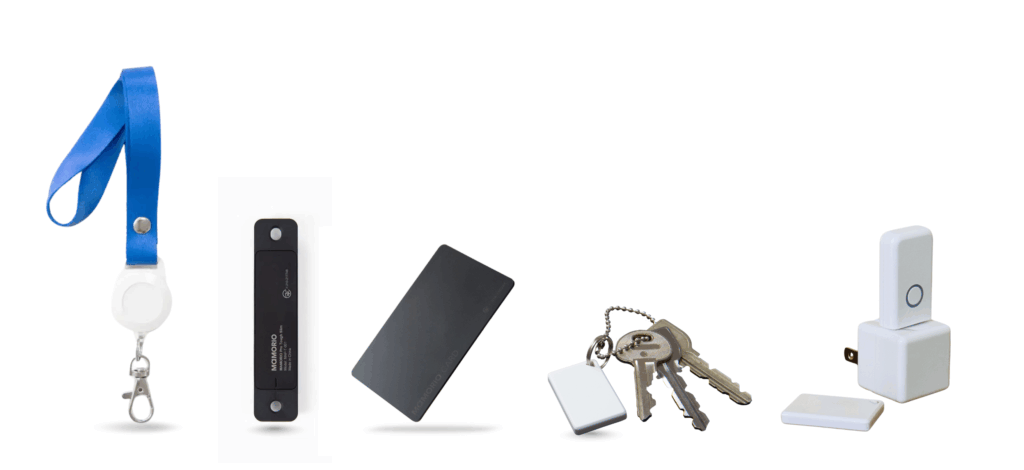 スマートタグはカード型や小型タイプなど用途に応じて選択可能です。